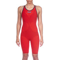 Red 30 Closed Back Racing Swimsuit C9868