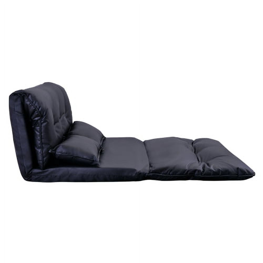 Adjustable Folding Futon Sofa with Two Pillows C233487
