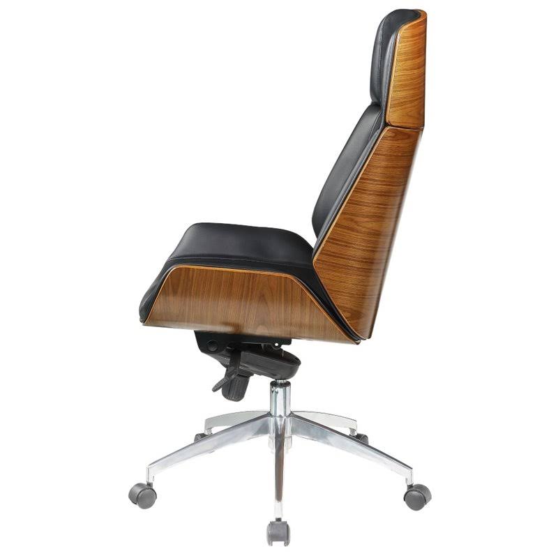 Black Bonded Leather Executive Office Chair J290012