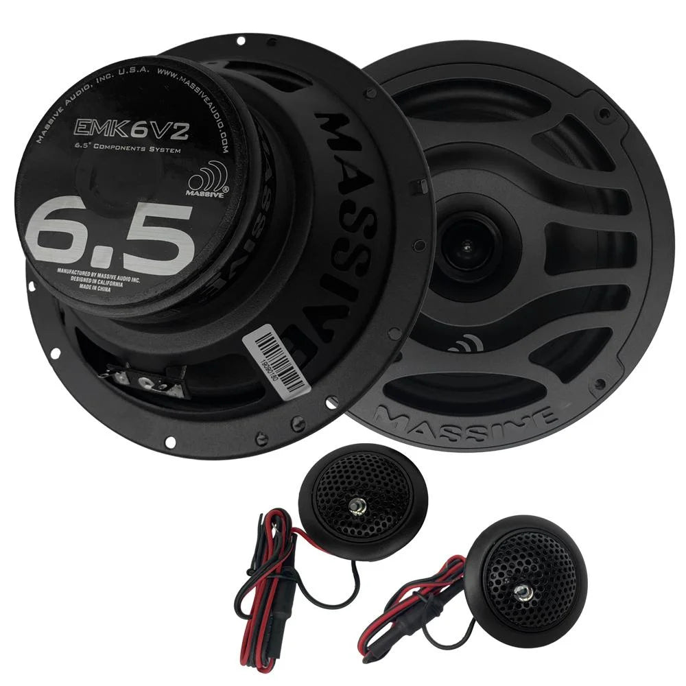 6.5" 125 Watts RMS Component Kit Speakers N75674