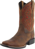 Distressed Brown Kids Quickdraw Boots N1194