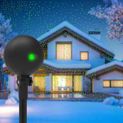 Multi-Colored Christmas Laser Lights Projection and Strobe Lights Q995847