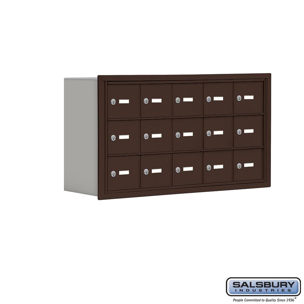 Bronze 3 Door Cell Phone Storage Locker I254213