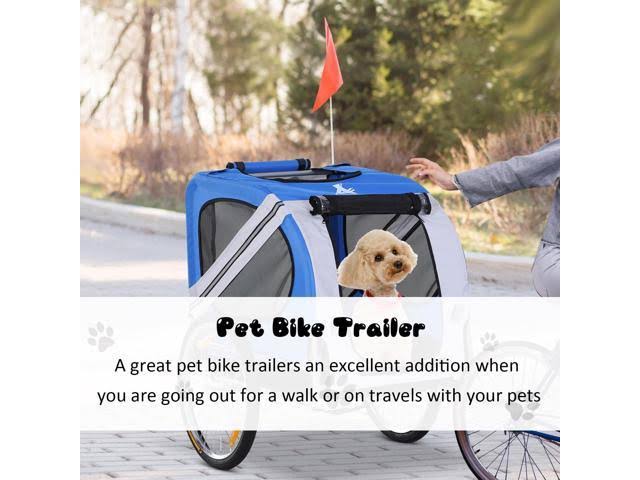 Dog Bike Trailer, Blue L240008