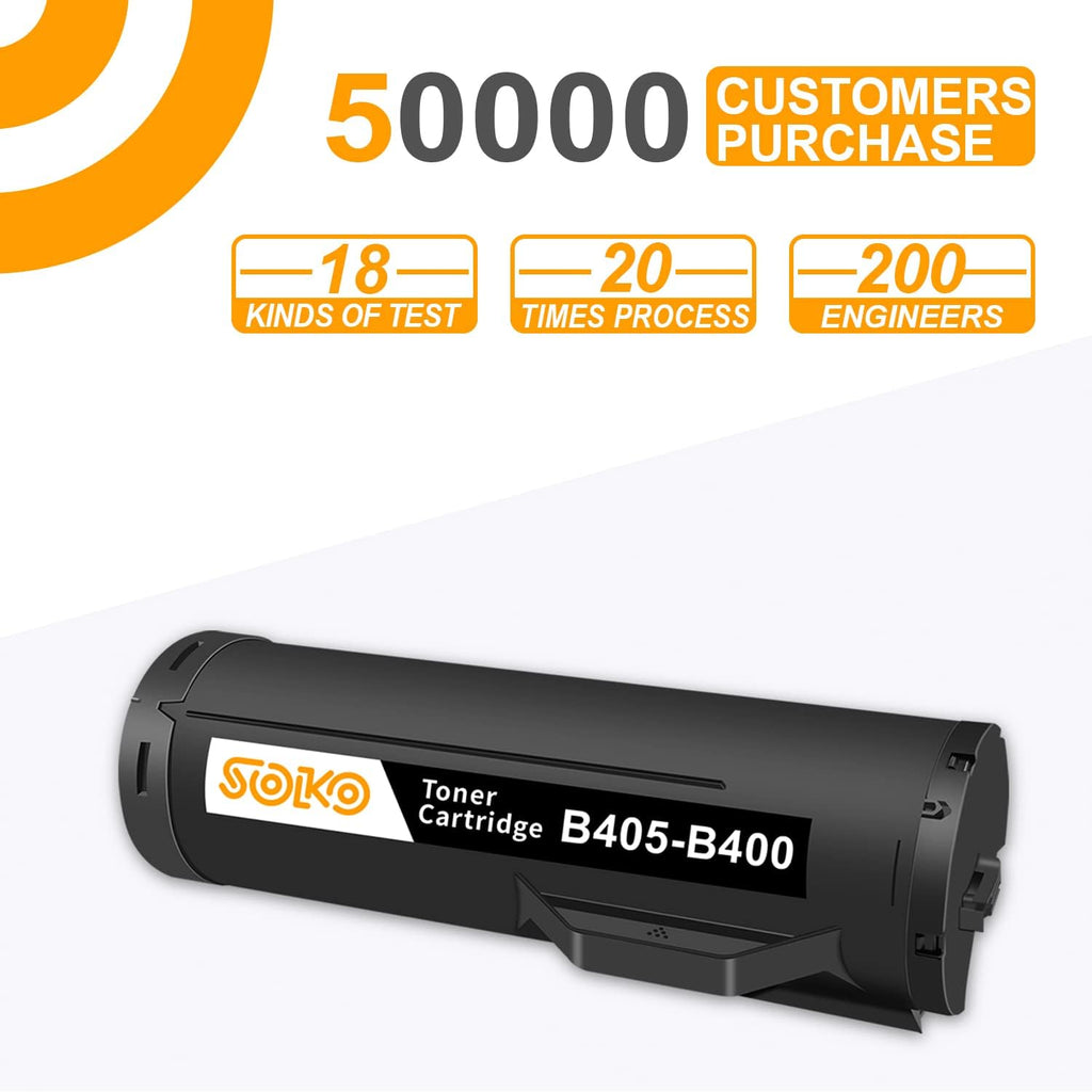 Remanufactured Toner Cartridge for Xerox B405 B400 Printer (High Yield, 1 Black) G553