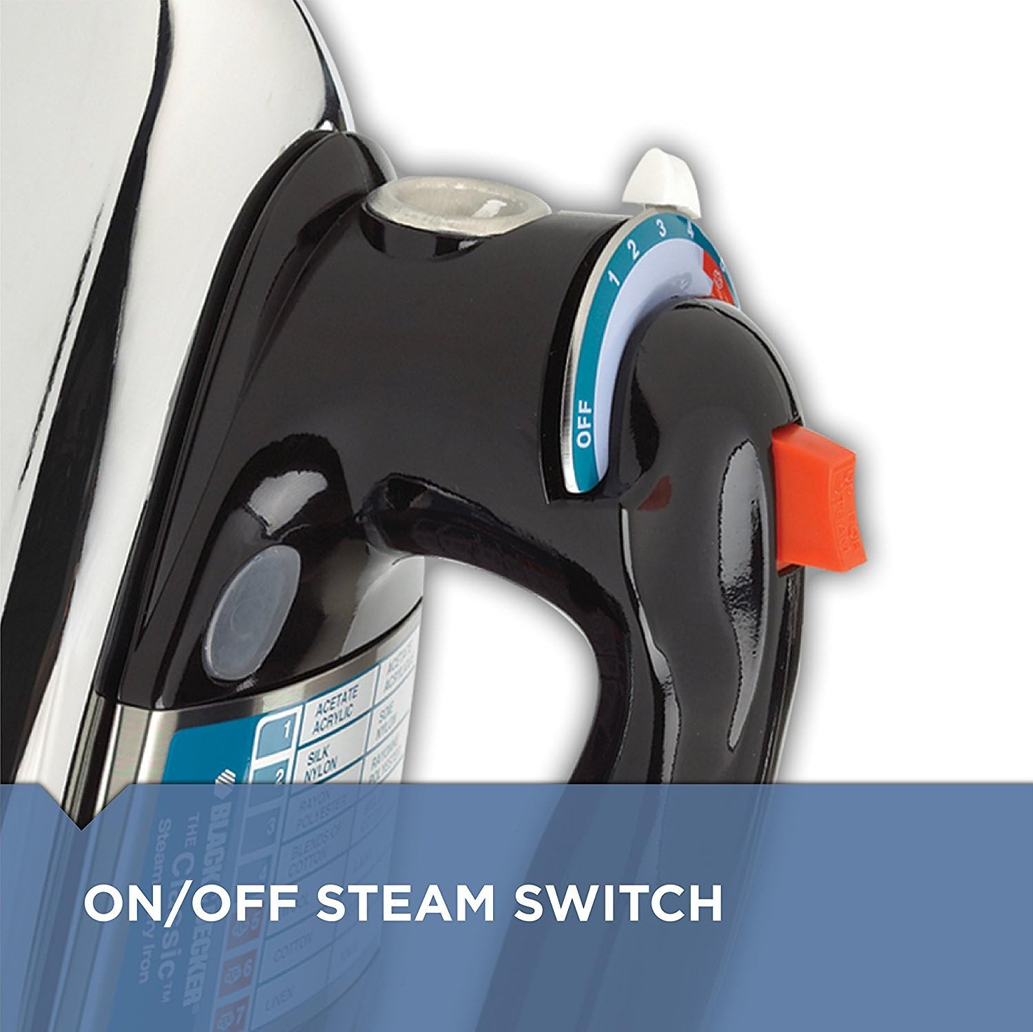 1200 Watt Steam Iron with 3-way Auto Shut Off V862038