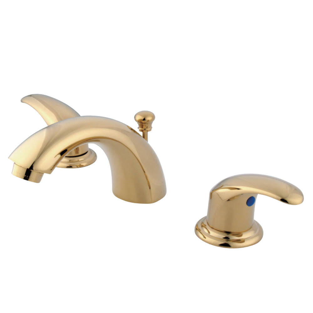 Polished Brass Mini Widespread Lavatory Faucet with Pop-Up A80197