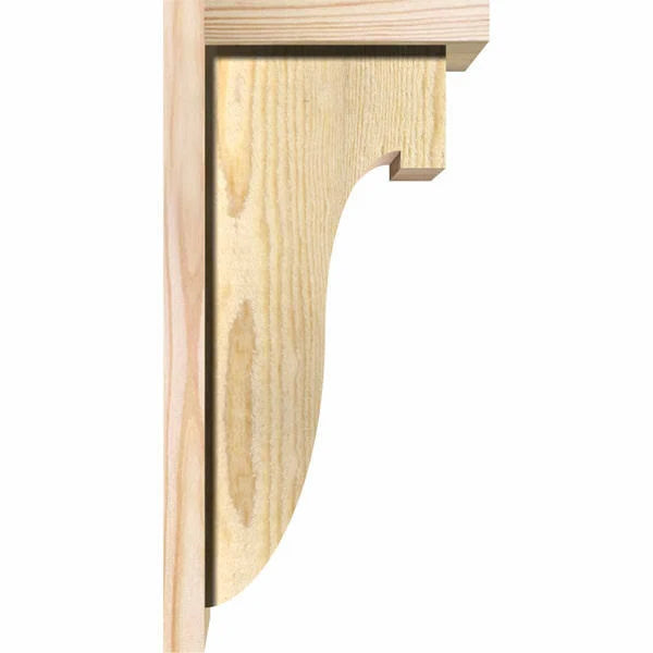 Douglas Fir Corbel with Backplate A555