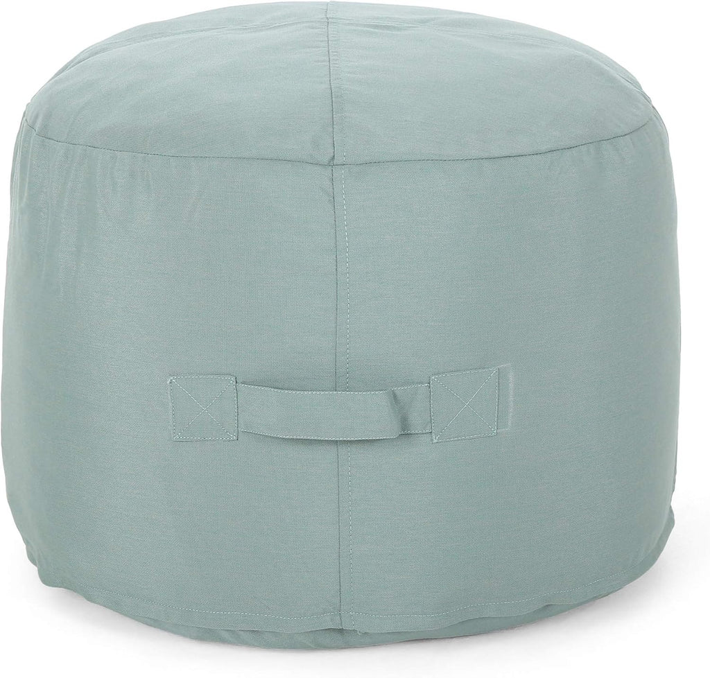 Charcoal Outdoor Ottoman Pouf W72658