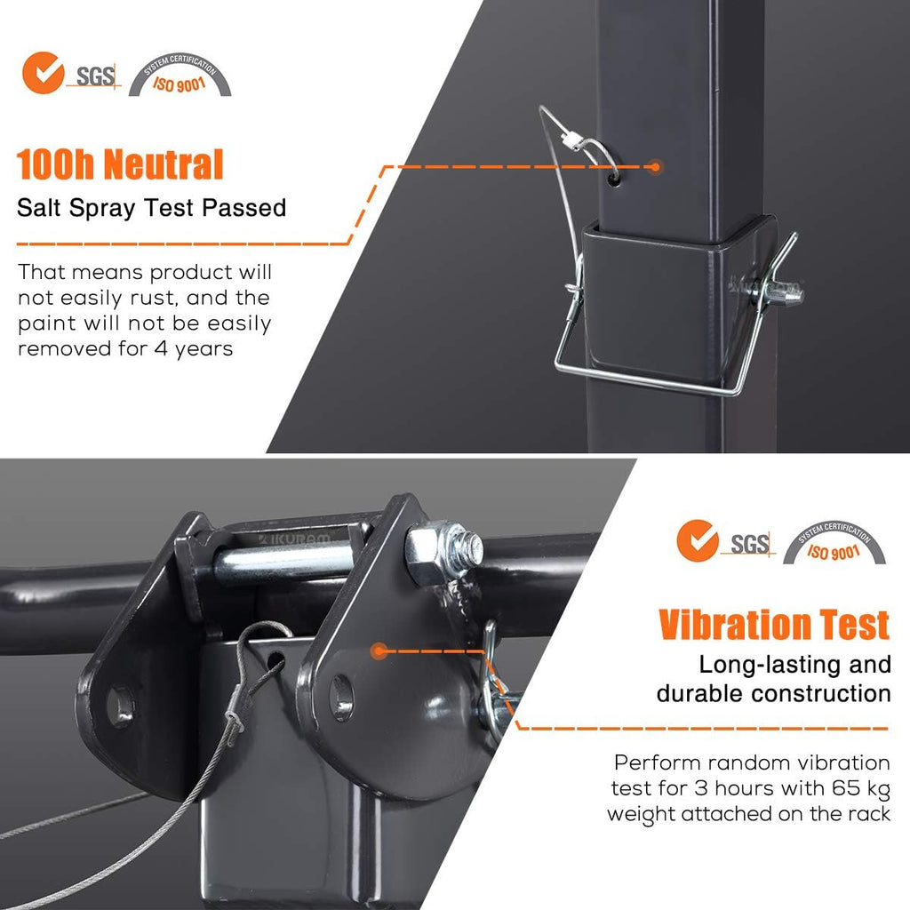4 Bike Hitch Mount Double Foldable Rack X891