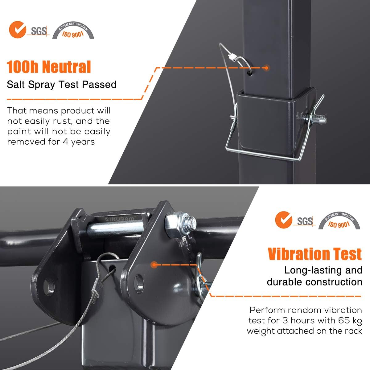 4 Bike Hitch Mount Double Foldable Rack X891