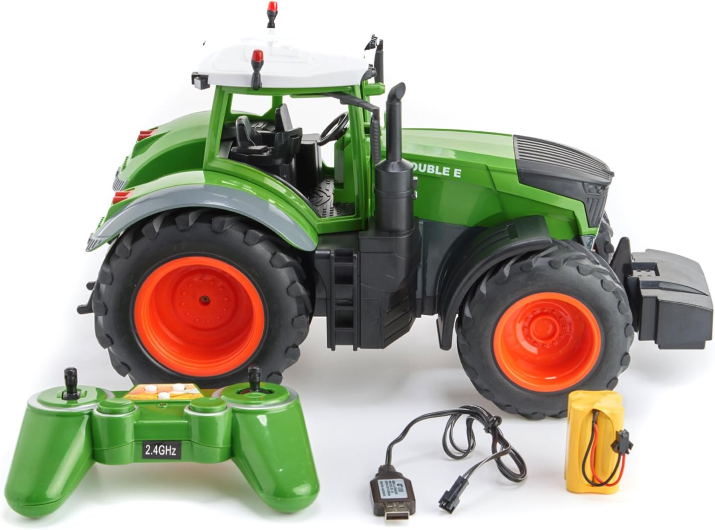 2.4Ghz RC Farm Tractor Remote Control Construction Toy Pack of 2 F79850