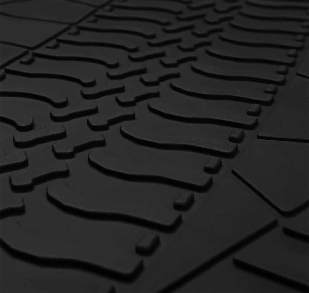 Black Rubber Cargo Liners Pack of 2 F773