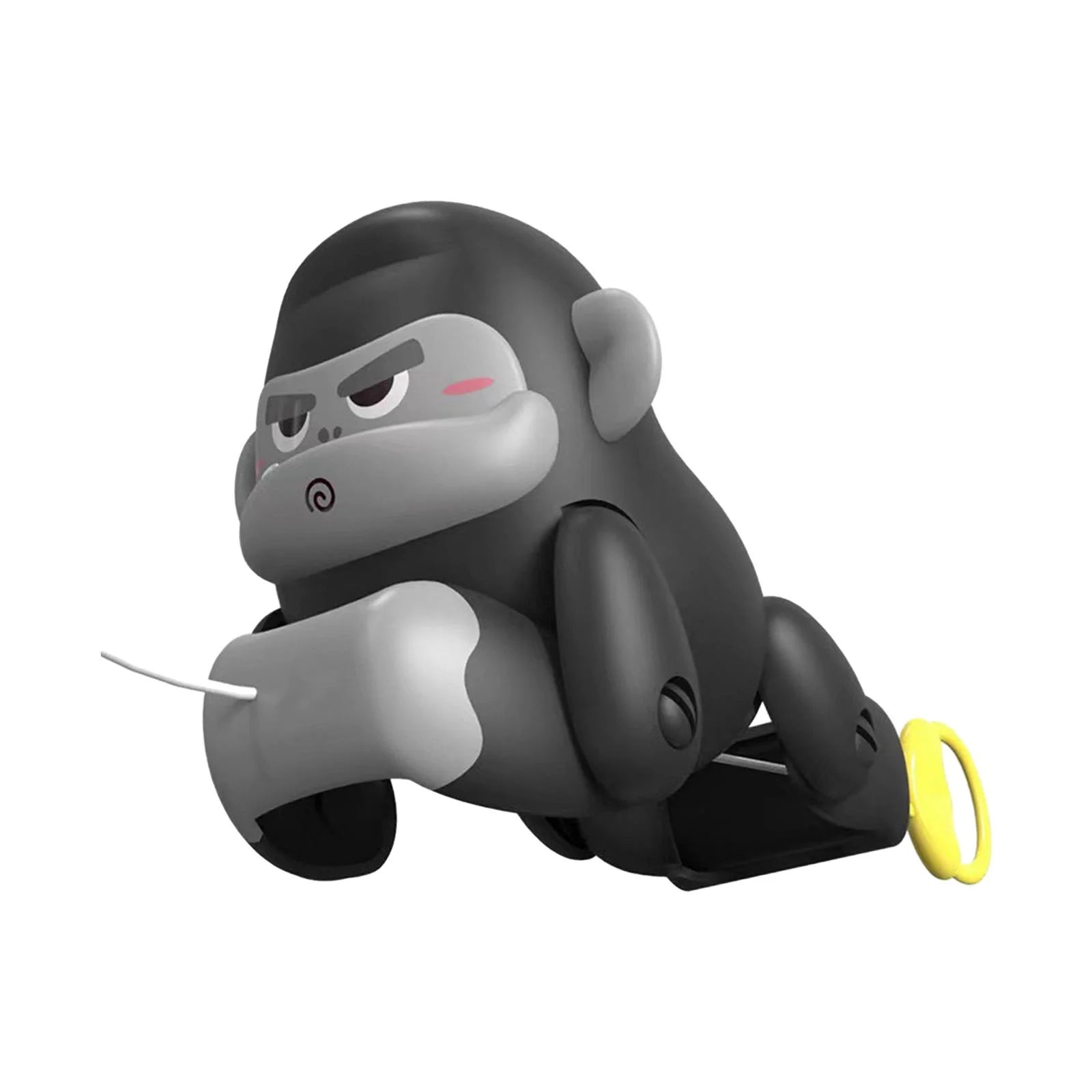 Black and Gray Pull Along Gorilla Toy K8160