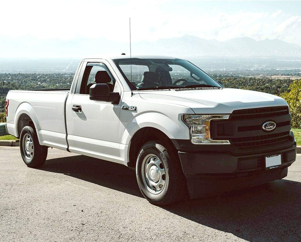 Dark Smoke In-Channel Window Deflectors for Ford F150 Regular Cab, Pack of 2 C627022