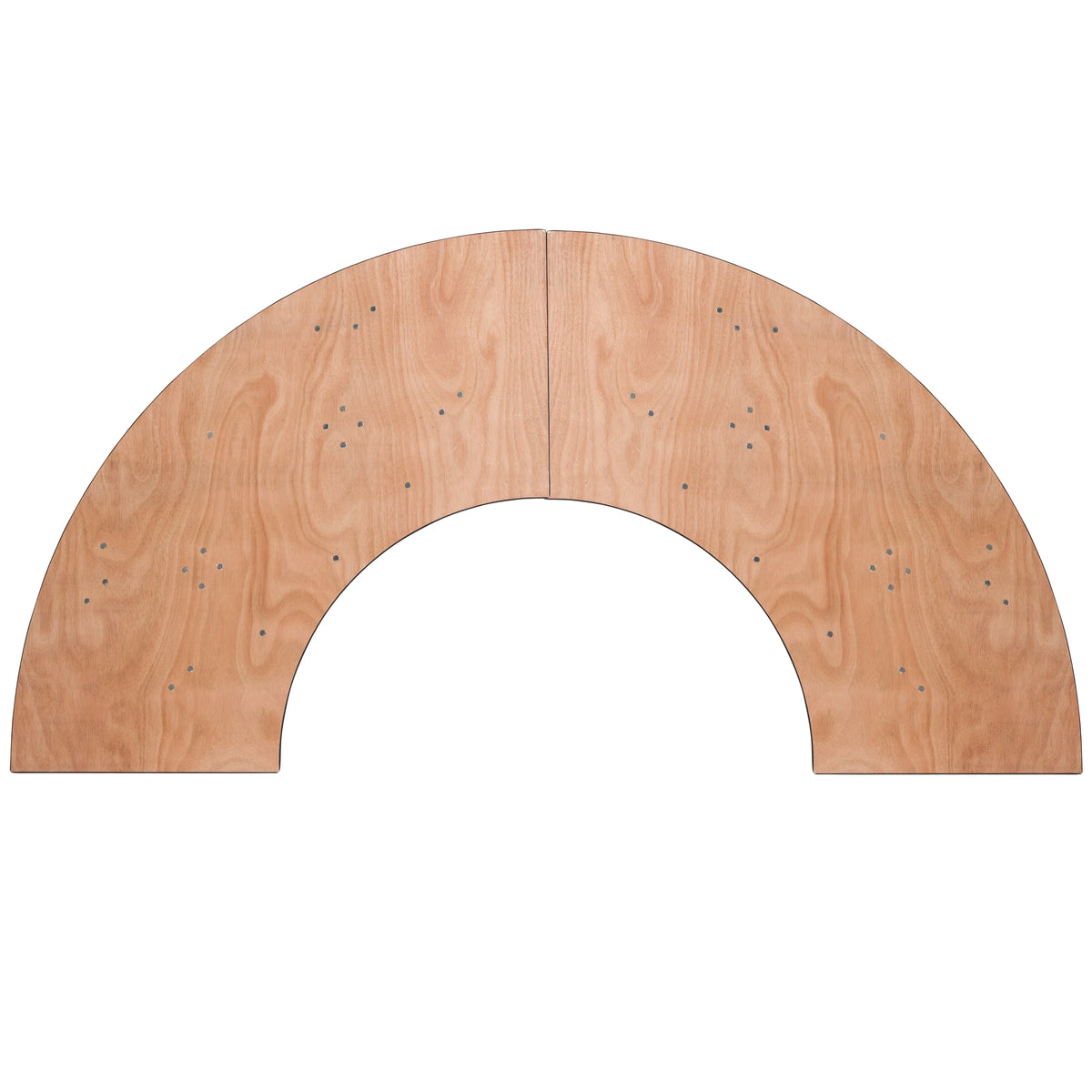 Serpentine Wood Folding Banquet Table V6118