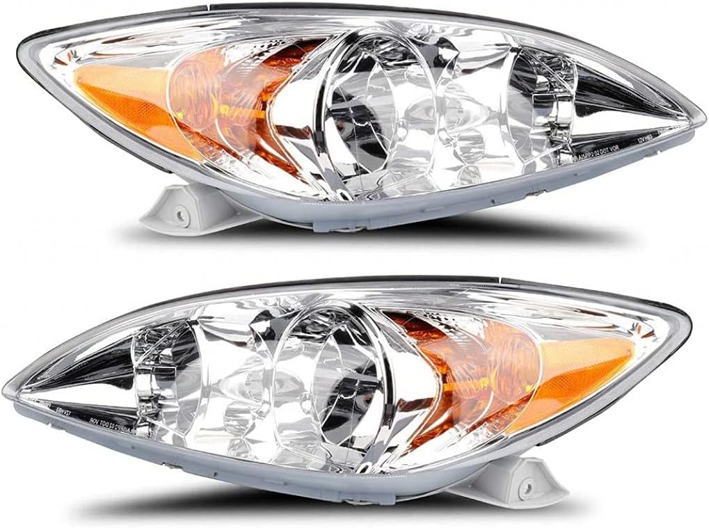 2002-2004 Toyota Camry Headlight Driver Side Black K19570
