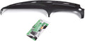 Molded Dash Cover Overlay ABS Plastic Pad Cap Dark Grey Q75521