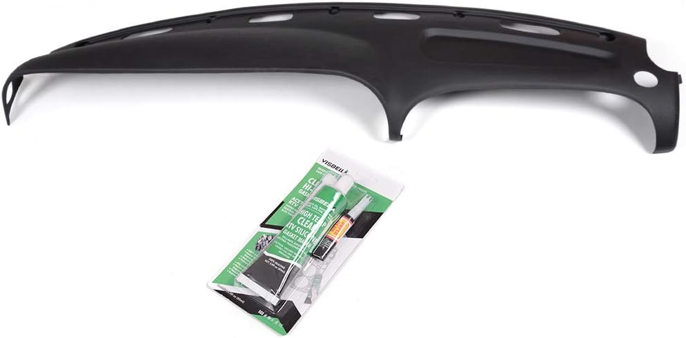 Molded Dash Cover Overlay ABS Plastic Pad Cap Dark Grey Q75521