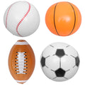 Inflatable Ball 4pcs Beach Ball Soccer Basketball Baseball S55178