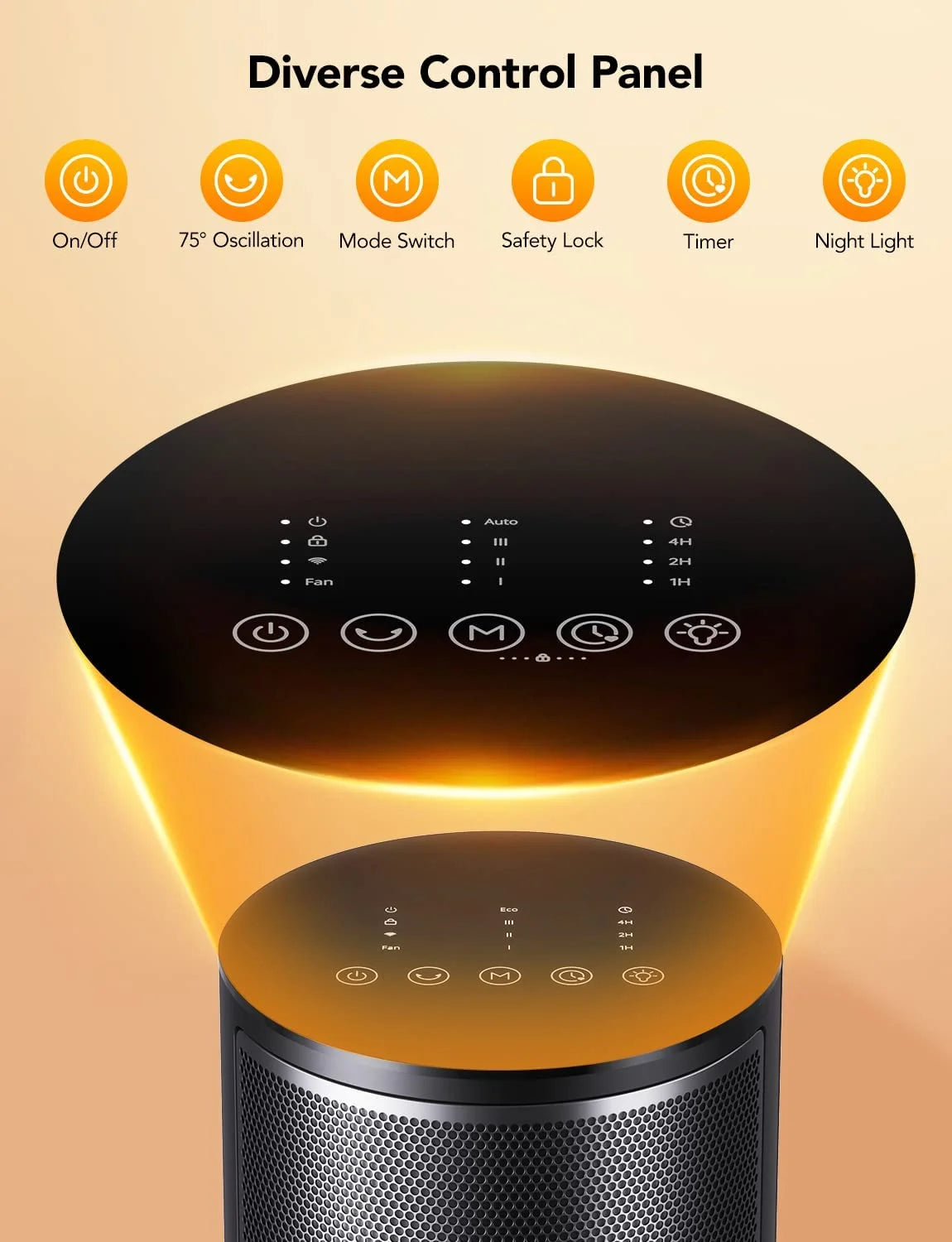 1500W WiFi Space Heater with Thermostat T35216