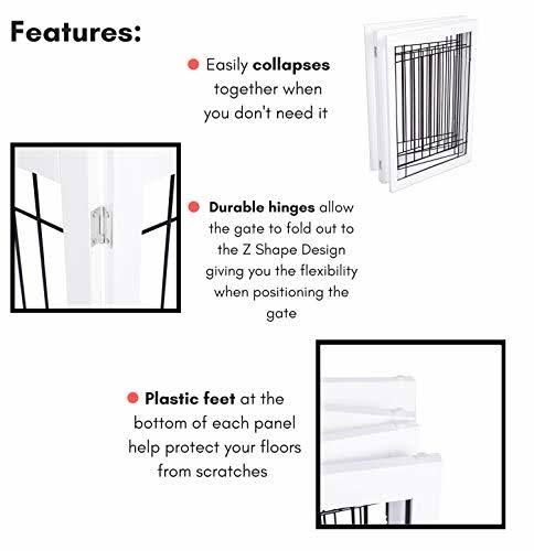 Traditional Wire Dog Gate - 3 Panel - 30 inch Tall T16954