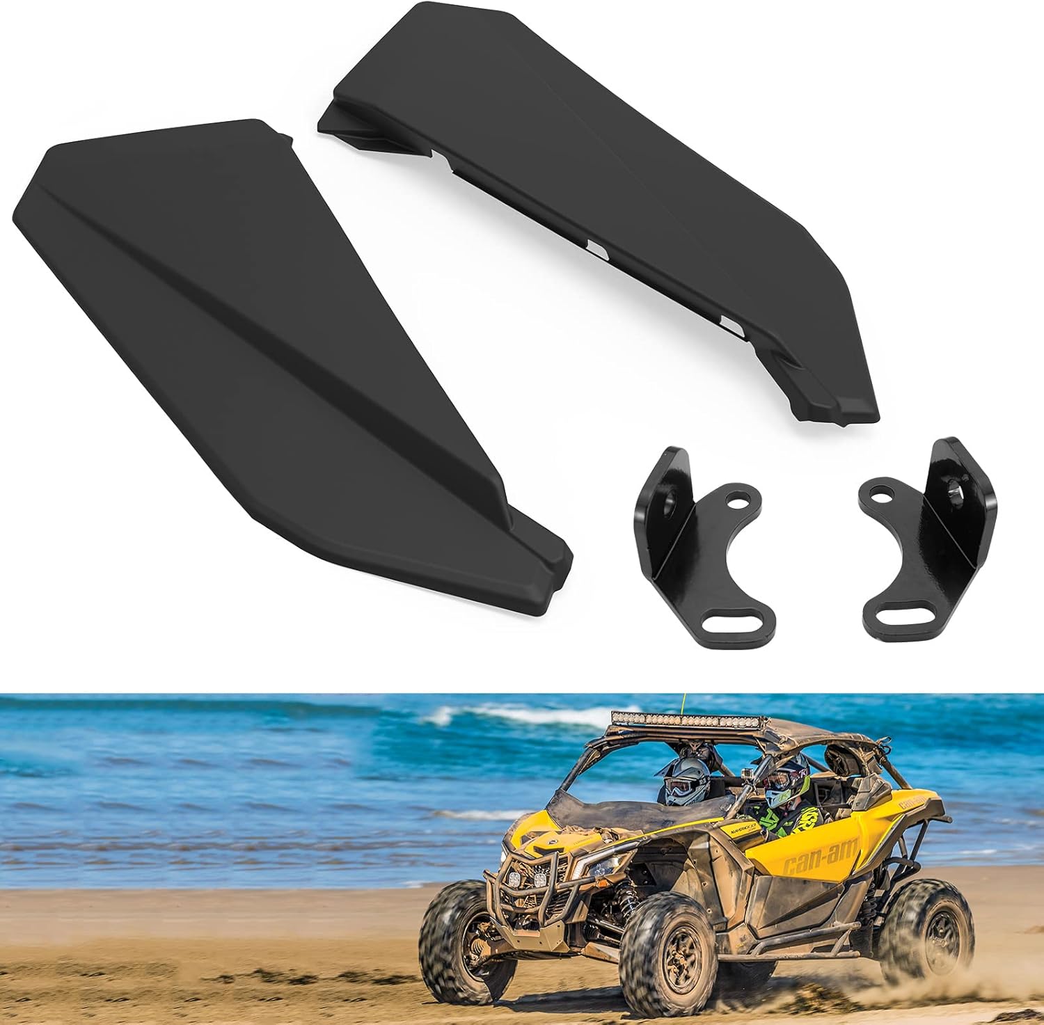 Lower Door Panels Inserts with Metal Frame Door Latches M222397