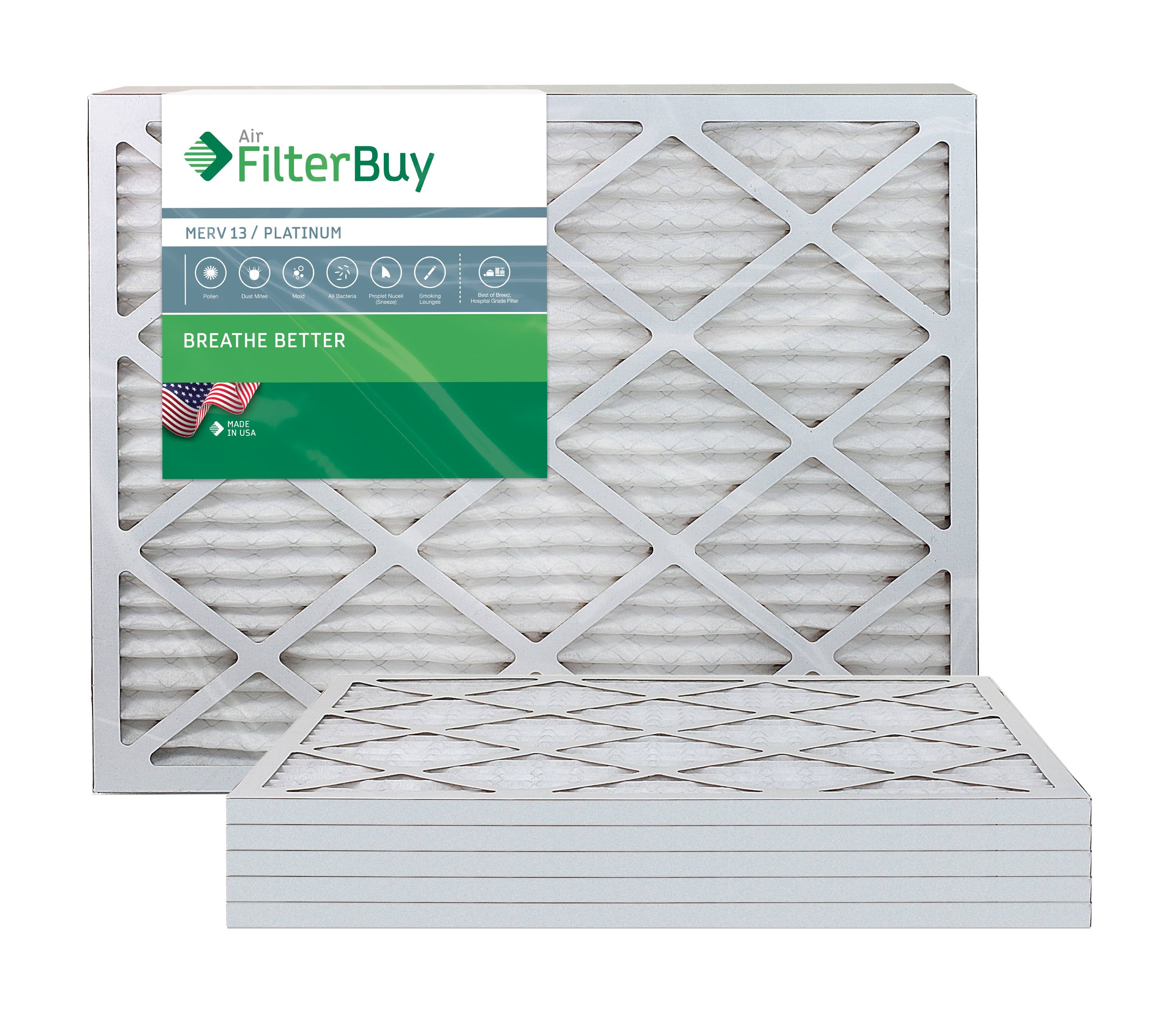 MERV 13 Pleated Air Filter (Pack of 6) Y6262