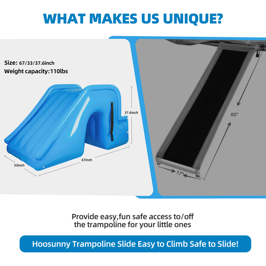 Inflatable Trampoline Slide Ladder for Kids F77548