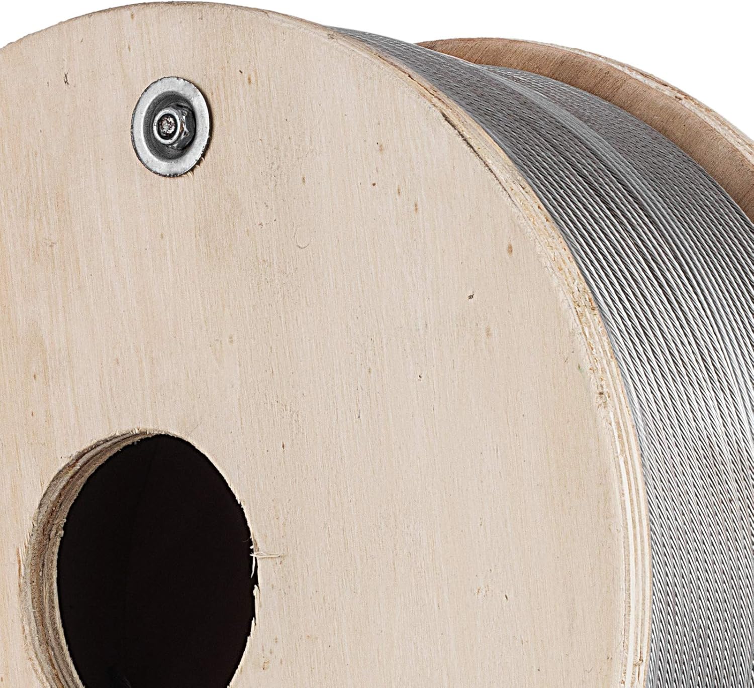 1/8" 1x19 Stainless Steel Wire Rope 500ft R9451