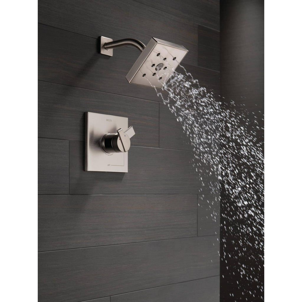 Stainless Single-Setting Raincan Shower Head S344723