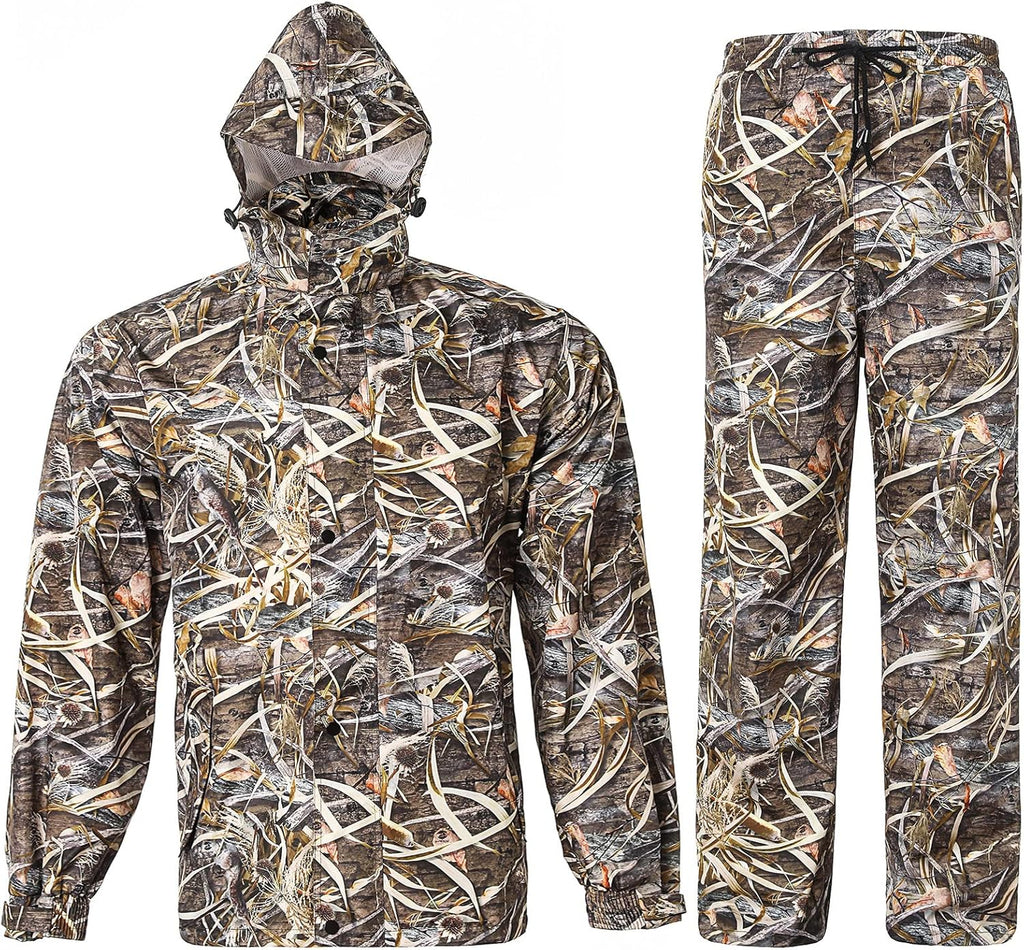 Camouflage Rain Suit Jacket and Pants M29522