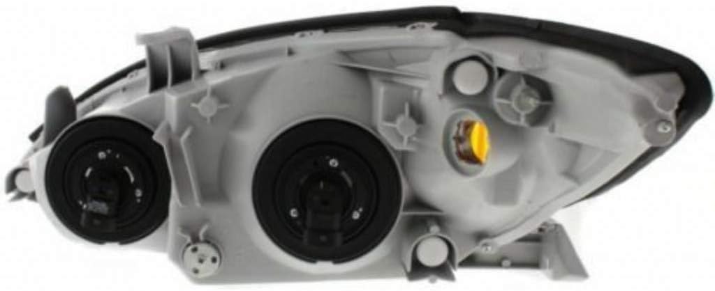 2002-2004 Toyota Camry Headlight Driver Side Black K19570