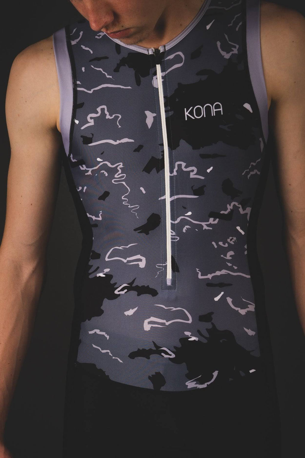 Aqua Camo Navy Camo Large Triathlon Race Suit D12575
