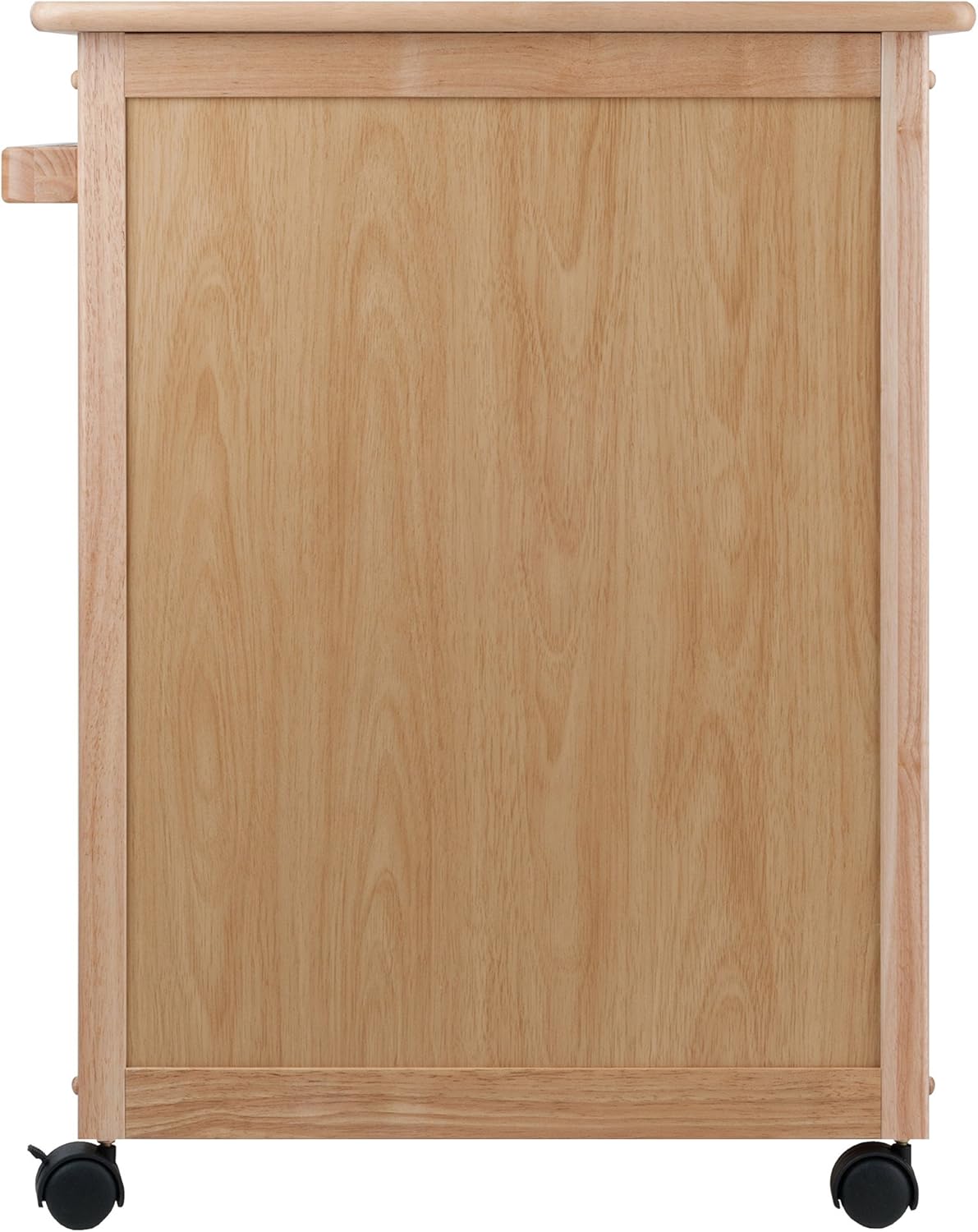 Natural Wood Single Drawer Kitchen Cabinet Storage Cart Y3637