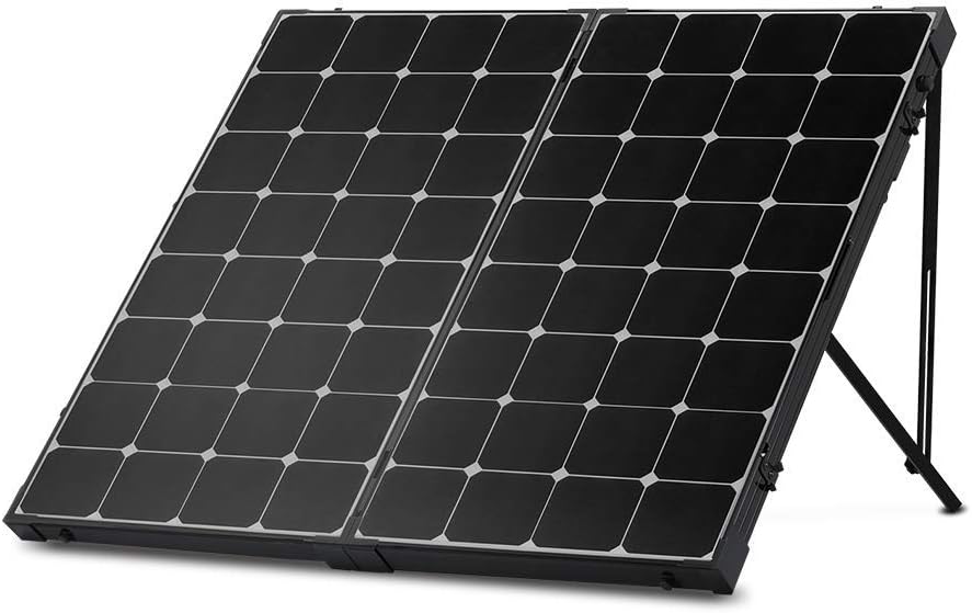 200 Watt Portable Foldable Solar Panel Suitcase with Waterproof 20A Charger Controller C233044