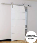 Panel Eco-Veneer White Slab 30x96 L9309
