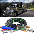 12 Ft 3-in-One Rubber Wrap Set Air Hose Electrical Cable Wrap Y758