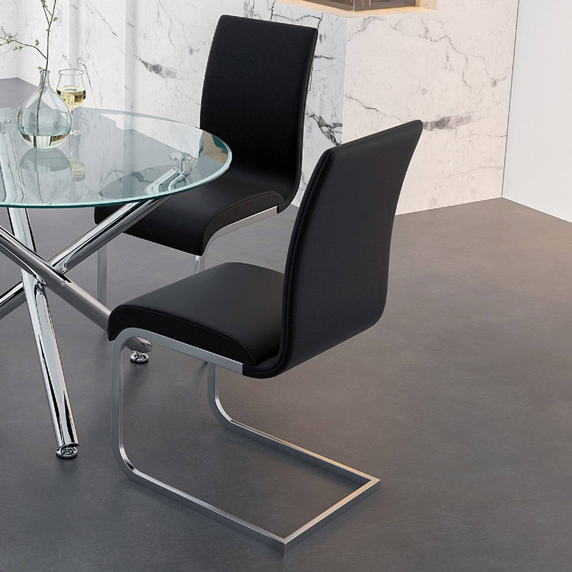 Grey Side Chair, Set of 2 D342778