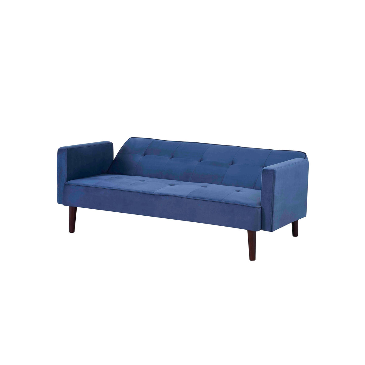 Black Tufted Velvet Sofa Bed H297161