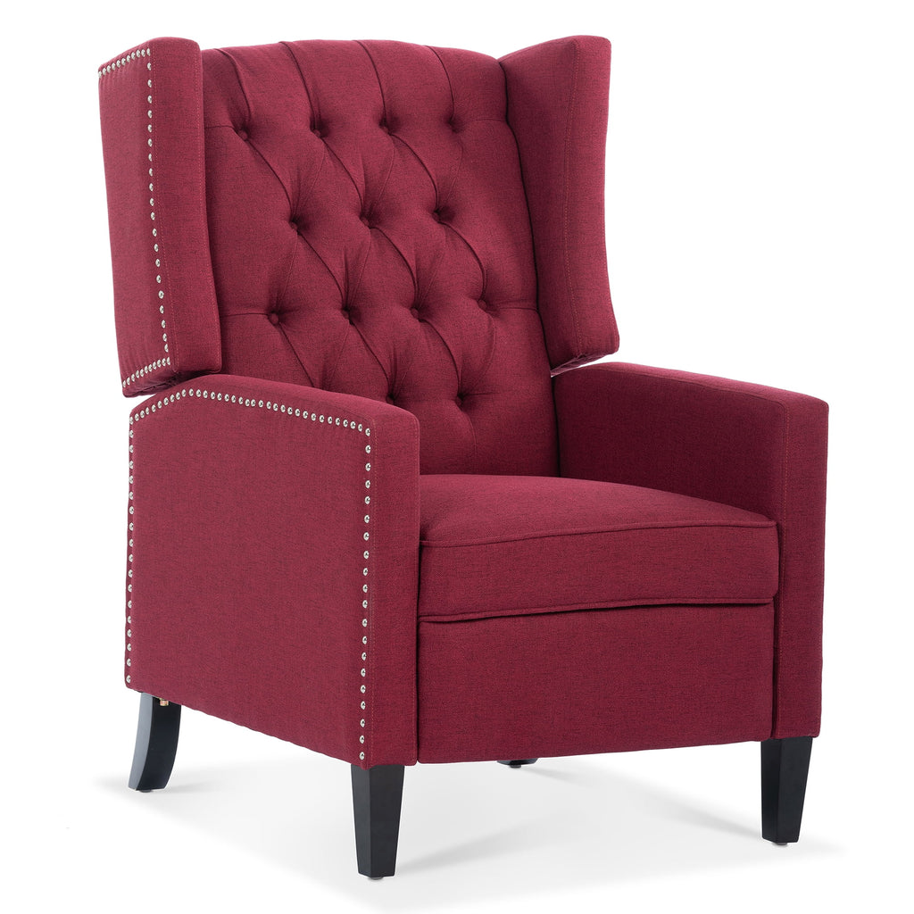 27" Wide Manual Wing Chair Recliner D9358