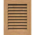 Unfinished Functional Vertical Gable Vent W973