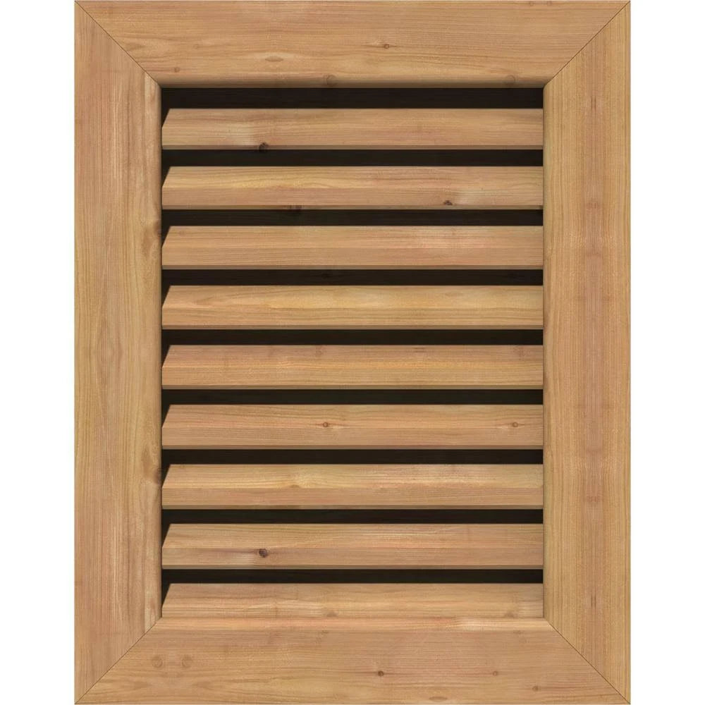 Unfinished Functional Vertical Gable Vent W973