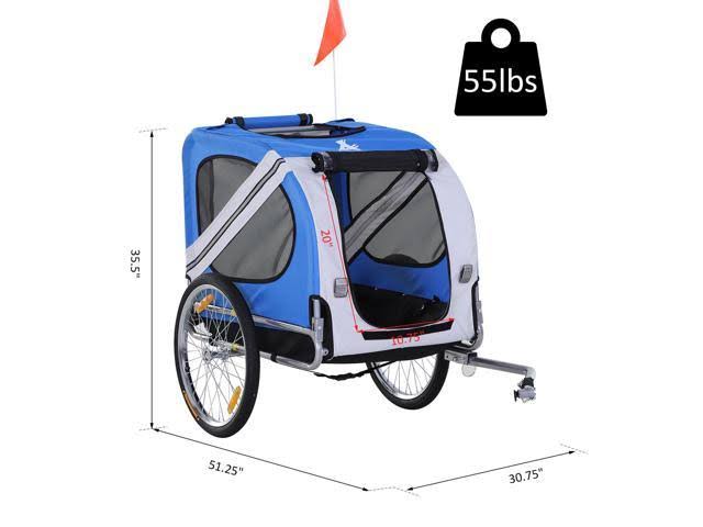 Dog Bike Trailer, Blue L240008