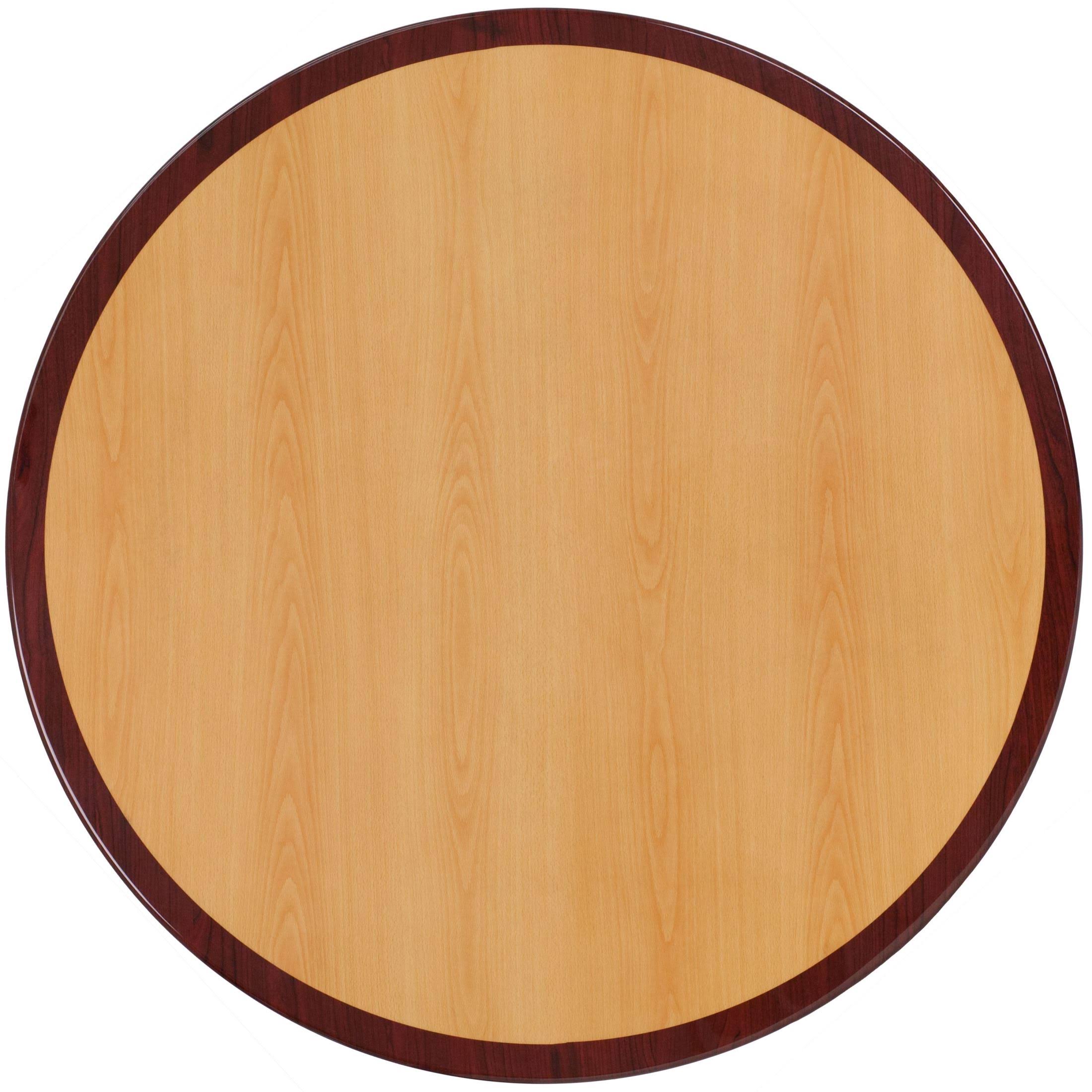 48 Round Two-Tone Resin Table Top B9785
