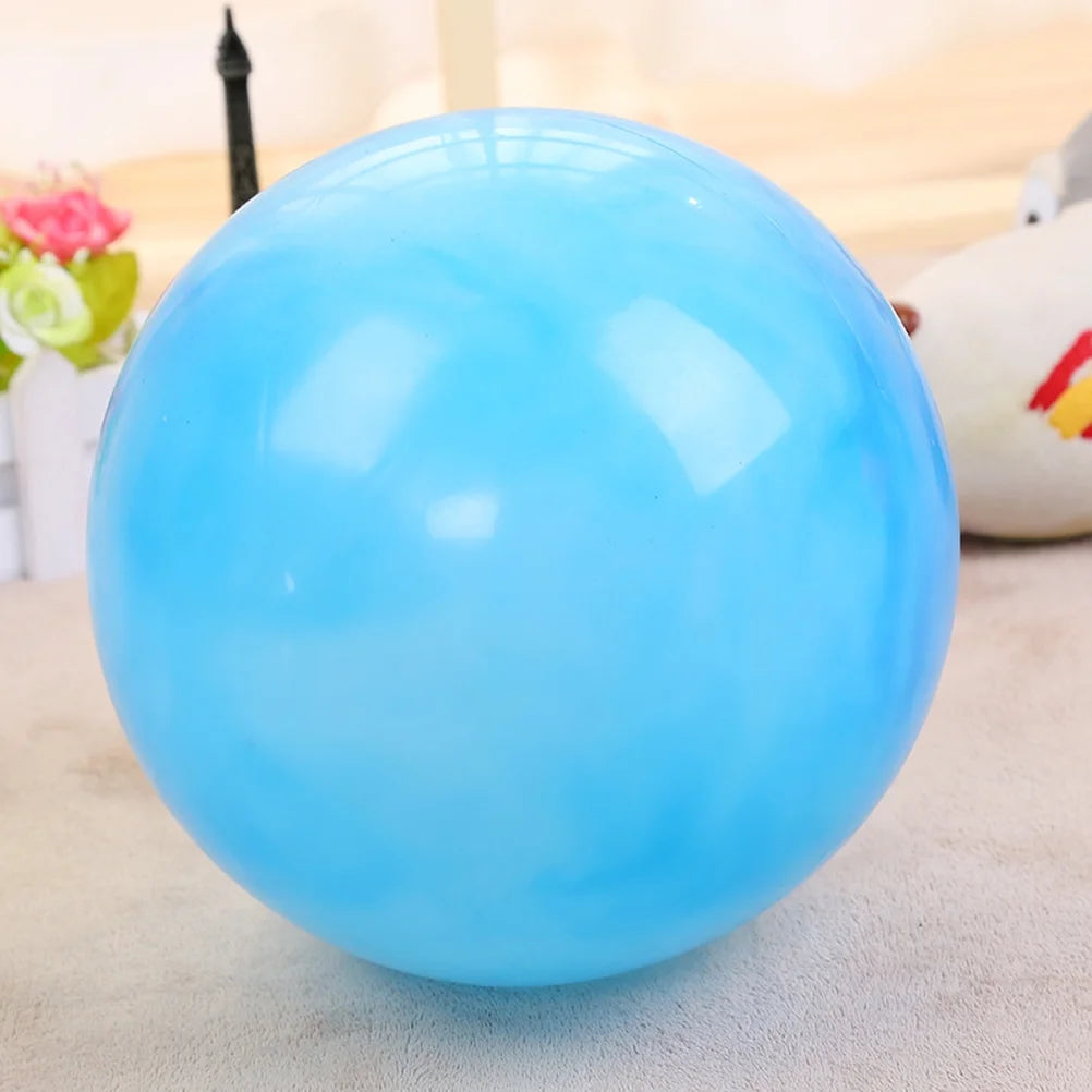 5pcs Plastic Air Filled Bouncy Rubber Balls S4789