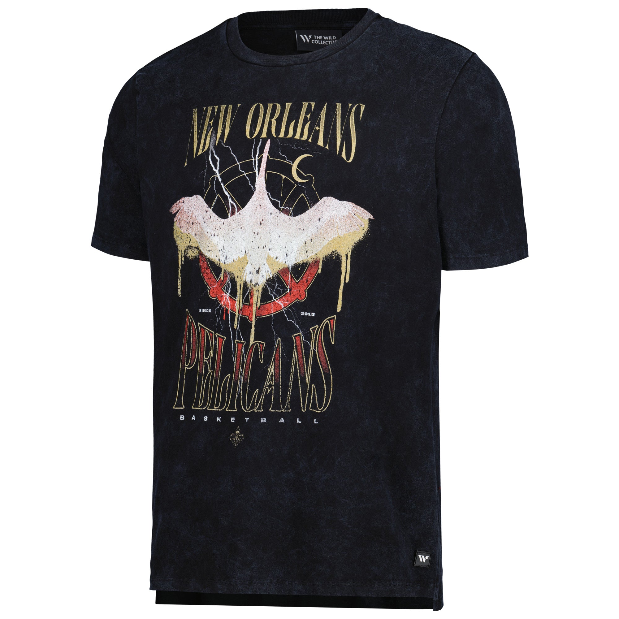 Black New Orleans Pelicans Tour Band T-Shirt R667