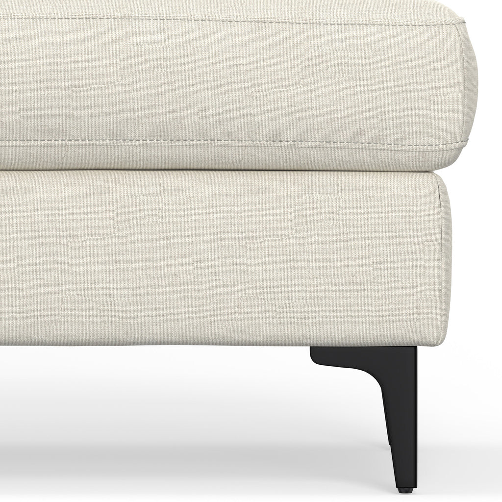 Ava Ottoman in Tightly Woven Performance Fabric F5577