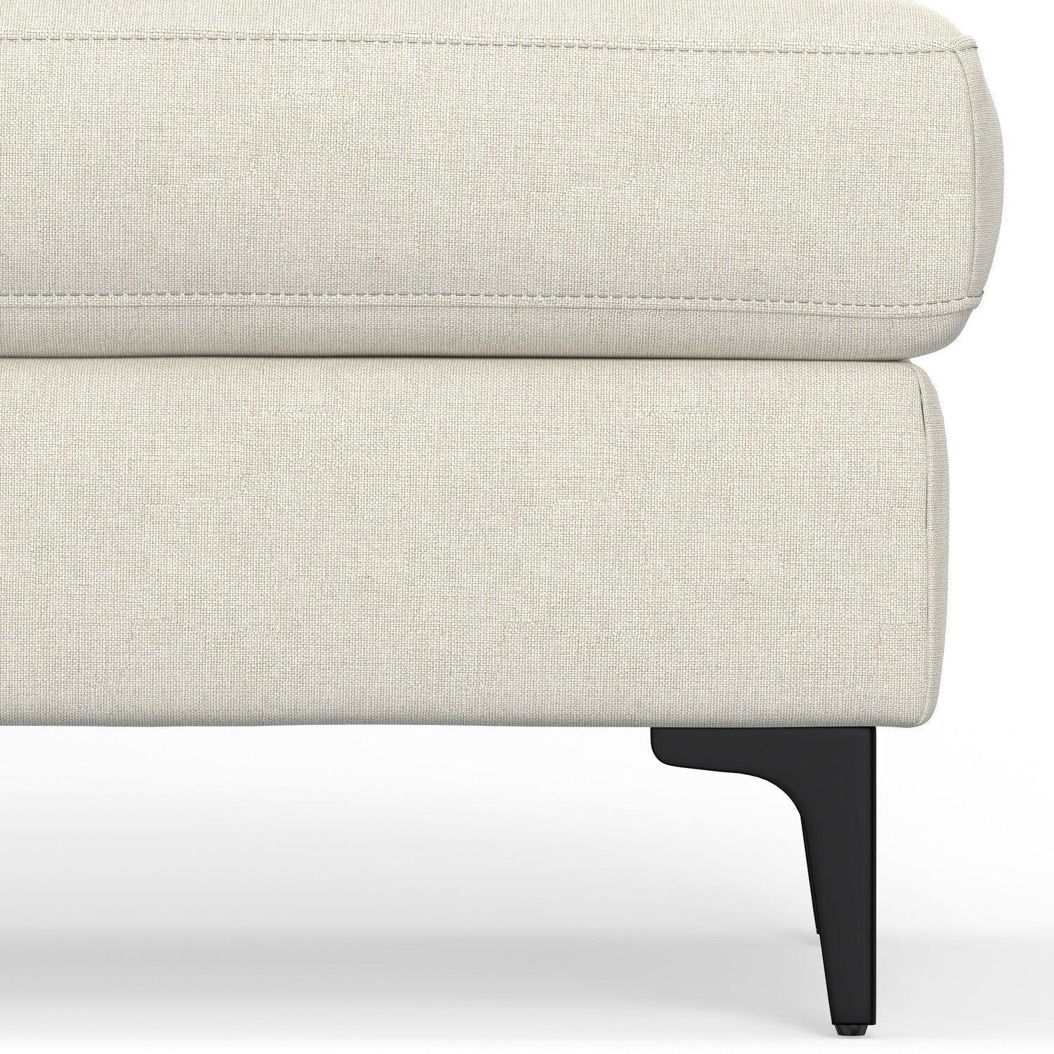 Ava Ottoman in Tightly Woven Performance Fabric F5577