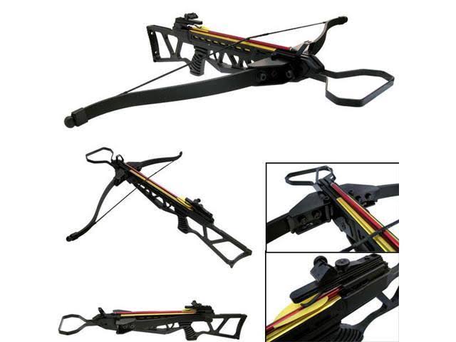 Black Foldable Crossbow with 2 Bolts V305281